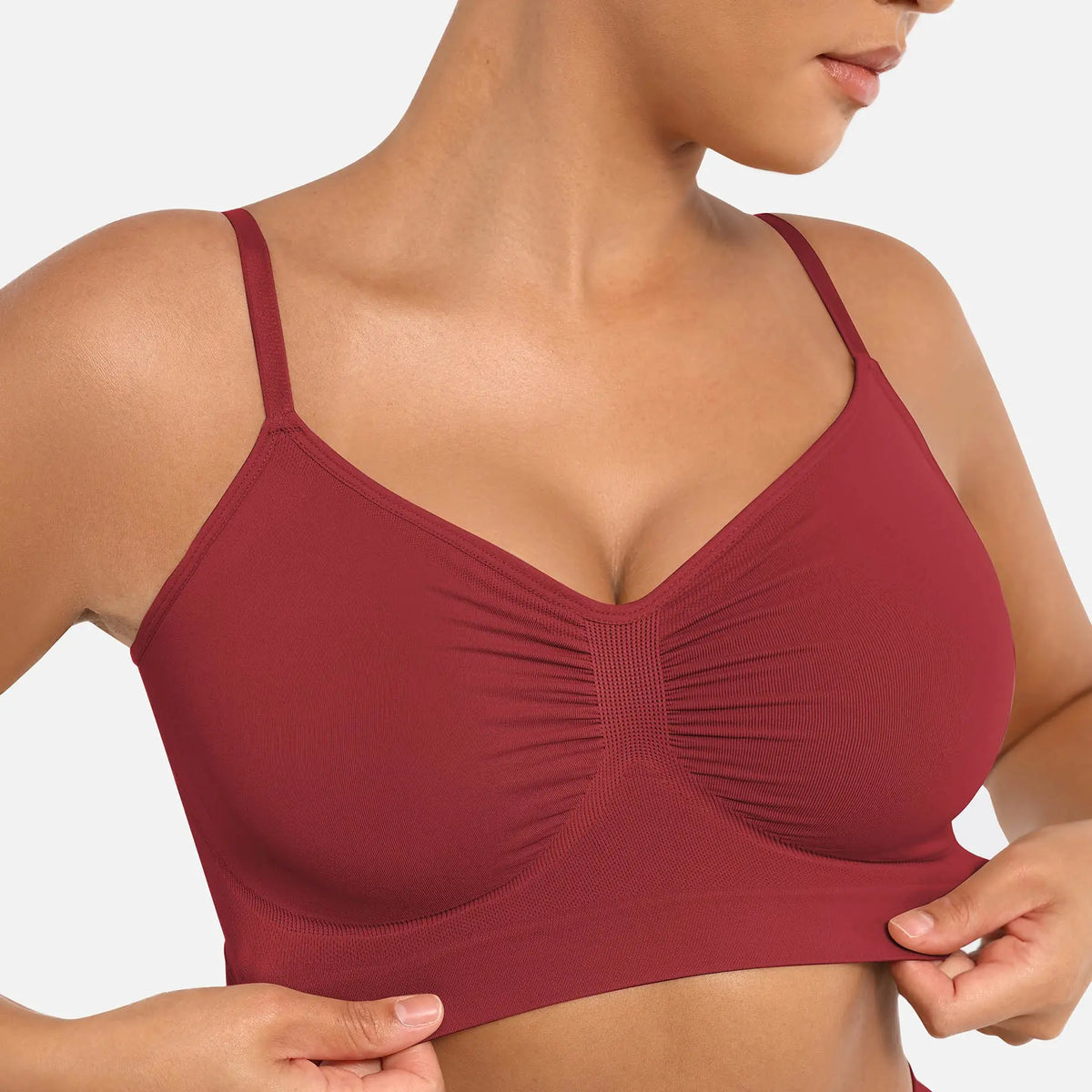 Feelingirl Women'S Wireless Bra Comfort Bralettes No Underwire Unlined Cami Bra Seamless Tshirt Bras Sports Bra Bralette Basic Comfortable Fit Womenswear Everyday up to 44DD Mother’S Day #Summervibes Summervibes