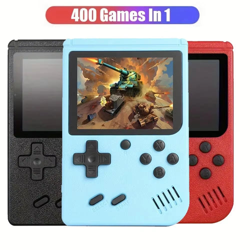 2.4 Inch LCD Screen Retro Video Game Console Built-In 400 in Handheld Portable Pocket Mini Game Console Christmas Gift Christmas