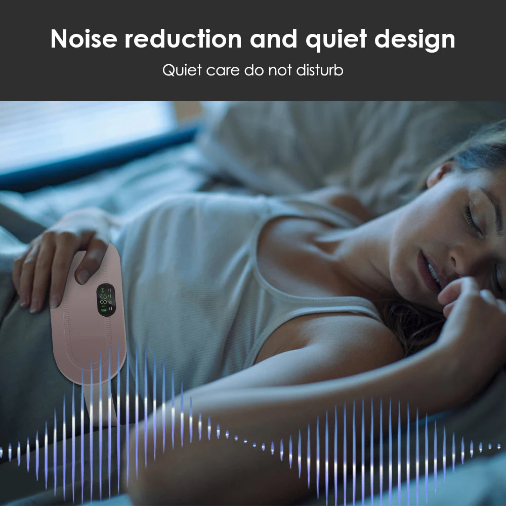 Ceinture chauffante USB pour utérus, soulagement des douleurs menstruelles, abdomen, ventre, dos, taille, chauffage infrarouge, compresse chaude, massage par vibrations