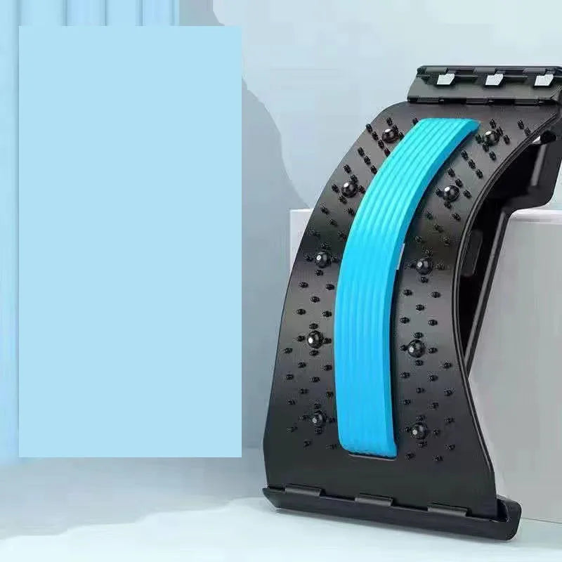 Civière de dos, masseur de dos amélioré de 6e génération, craquelin de dos pour soulager les douleurs lombaires, soutien lombaire, avec Massage magnétique