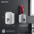MENGNI distributeur automatique de dentifrice mural salle de bain presse-dentifrice sans poinçon porte-brosse à dents support salle de bain Acces