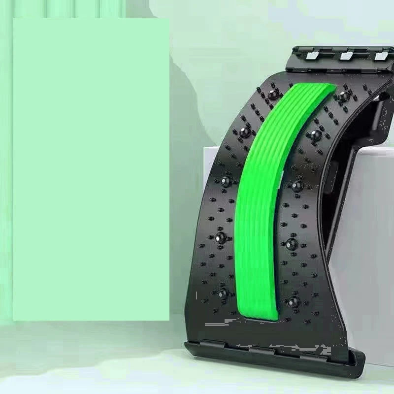 Civière de dos, masseur de dos amélioré de 6e génération, craquelin de dos pour soulager les douleurs lombaires, soutien lombaire, avec Massage magnétique